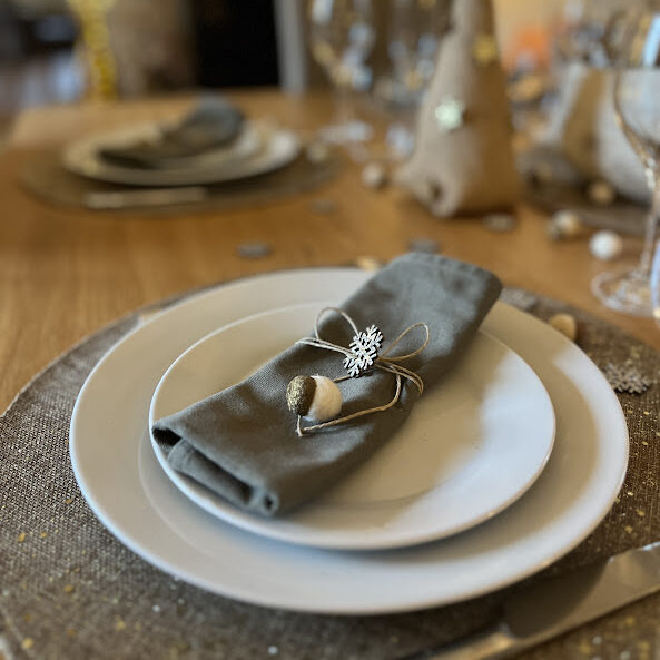 Déco de table - glands